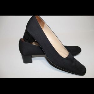 Salvatore Ferragamo Black Pumps.